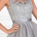COCKTAIL DRESS SILVER GS2414