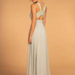 BRIDESMAID SAGE LONG DRESS GL2605