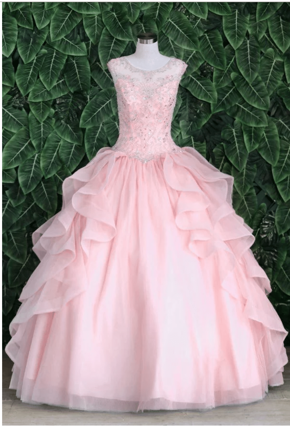 pink dresses quinceanera